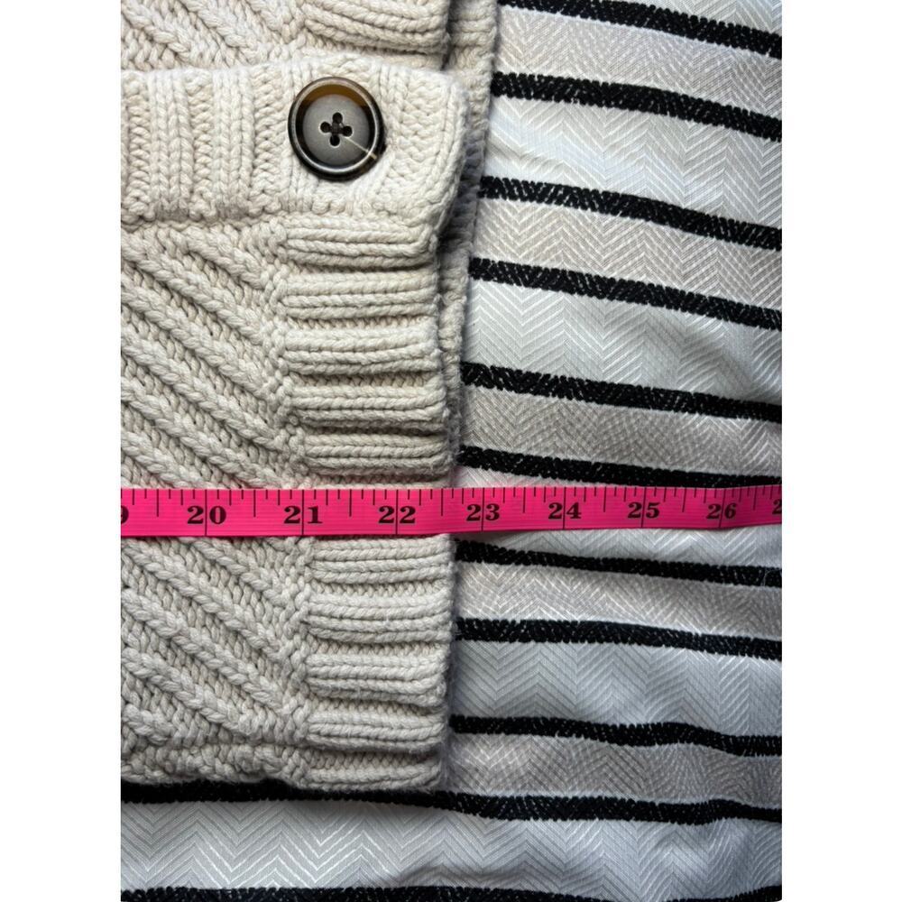THE EAGLE'S EYE Women’s M Sweater Cable Knit Gray Brown - Picture 7 of 8